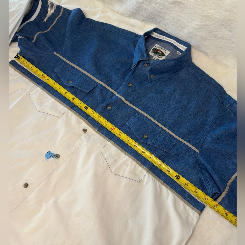 Cumberland Outfitters Aztec Western Style Shirt- size XXL - Picture 8 of 10